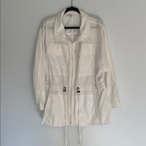 Cabi Perforated Longline Jacket